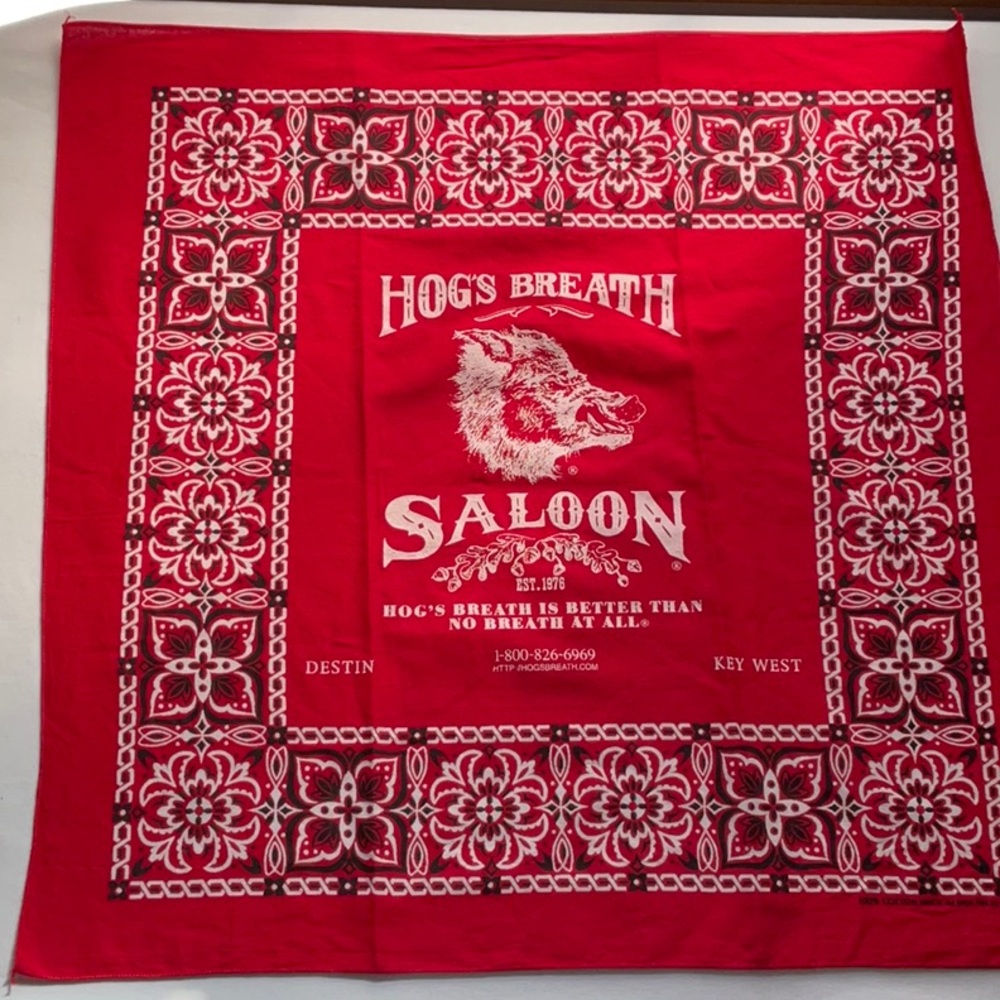 Hog’s Breath Saloon Red Bandanna